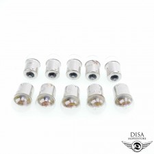 10 Stück 6V 10W BA15S Glühlampe Bremslicht Birne Kreidler Mofa Moped 