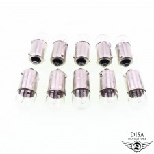 10x 6V 4W BA9S Glühlampe Rücklicht Birne passend für, Hercules Kreidler 