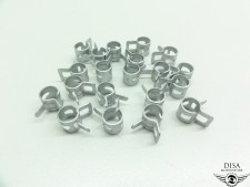 20 Stück 6mm Benzinschlauch Schelle passend für, Hercules Kreidler Puch Zündapp 