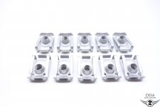 10 x Original Blechmutter Blechmuttern M6 für Piaggio Zip Runner TPH NRG Hexagon 