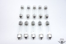 10 x 6V 5W 10 x 38 Sofitte Glühlampe Birne Rücklicht für Kreidler DKW Simson 