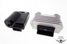Zündspule CDI + Gleichrichter Regler Piaggio NRG Power Runner Purejet 