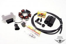 Zündspule + Lichtmaschine + Gleichrichter + Zündkerze für Piaggio NRG Power 