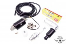 6er SET Zündspule Zündkontakt Kondensator Kerze NGK für Puch Bosch Zündung 