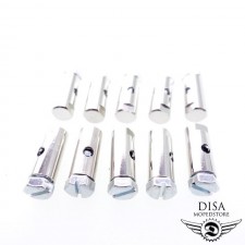 10 x Schaltzugnippel 8x15 Schaltzug Nippel für Hercules Kreidler Mofa Moped 