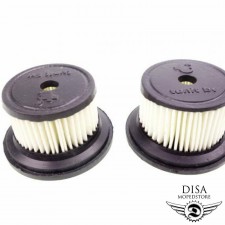 Luftfilter rund 2 Stück für Hercules MX MK1 MK2 Prima Sachs 504 505 Motor 