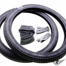 Reifen Satz 2 1/4 x 19 Zoll + Schläuche Vee Rubber für NSU Quickly 