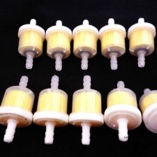 10stk 6mm Benzinfilter rund Universal für Mofa Moped Mokick Roller ATV Quad 