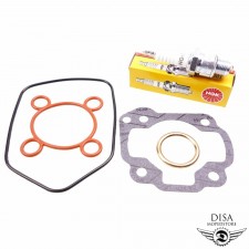 Zylinder Dichtung Satz + Zündkerze NGK für Yamaha Aerox und MBK Nitro 