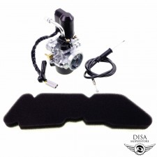 17,5MM Vergaser Kit 2.0 mit Luftfilter Einsatz für Piaggio Typhoon TPH 50 