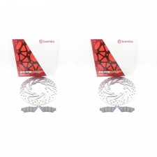 2x Brembo Bremsscheiben + Bremsbeläge Bremse vorne für BMW F 800 GS ck 07BB0306, 68B407G5 