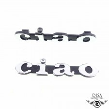 Verkleidung Seitenverkleidung 2x Schriftzug Emblem für Piaggio Vespa Ciao  