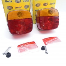 2x Hella 2SE002578-701 Rücklicht Anhänger LKW Heckleuchten Bremslichter 