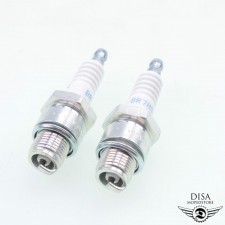 Zündkerze Set 2 Stück NGK BR7HS für Peugeot Speedfight Vivacity Roller 