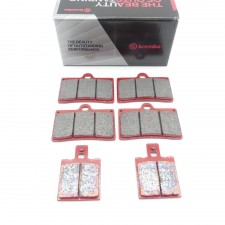 3x Brembo Bremsbeläge Bremsklötze ABE vorne + hinten 07BB15SA 07BB01SP 