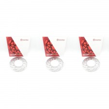 3x Brembo Oro Bremsscheibe vorne hinten für Yamaha FJ 1100 1200 V-Max 1200 