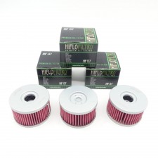 3x Hiflo Ölfilter HF137 für Suzuki DR 500 600 650 750 800 LS XF 650 LS Savage 