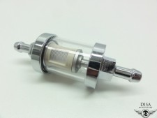 8 mm Glas Benzinfilter Universal Mofa Moped Roller Motorrad 