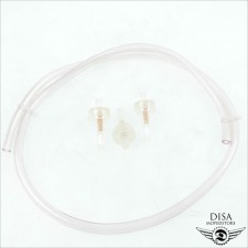 Benzinfilter SET transparent mit Benzinschlauch 100 cm für MOFA MOPED MOKICK 
