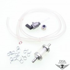 Benzinhahn + Benzinfilter von OMG Benzinschlauch für Piaggio Vespa Bravo 