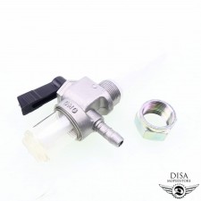 Benzinhahn M16x1 von OMG mit Vorfilter für Simson S50 S51 S53 S70 Habicht 