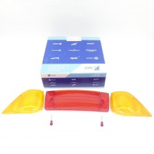 Blinker Glas Rücklicht Glas + Rücklichtschrauben Set für Piaggio Sfera NSL 