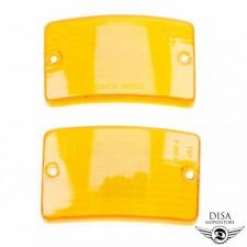 Blinkergläser vorne Orange 2 Stück Blinkerglas Set für Piaggio Vespa PK  