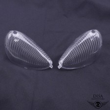 Blinkerglas Set weiß vorne links und rechts für Piaggio NRG MC3 MC 3 