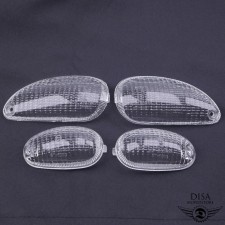 Blinkerglas weiß vorne + hinten links + rechts für Piaggio TPH 50 125 