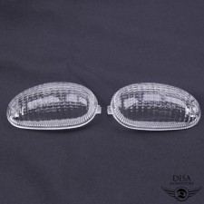 Blinkerglas weiß vorne links + rechts Blinker Set für Piaggio TPH 50 125 