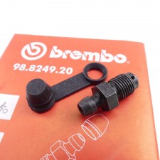 Brembo Bremsenentlüftungsschraube 05338760 Entlüftungsventil M10x1 mit Kappe 105338760 