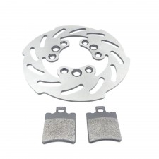 Bremsscheibe vorne mit Bremsbeläge für Yamaha Aerox und MBK Nitro 