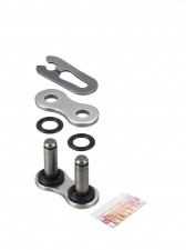 DID Clipschloss 520VX3 stahlfarben 520 Teilung FJ520VX3 Kettenschloss Motorrad 