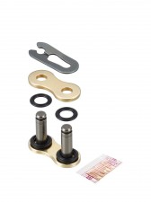 DID Kettenschloss Clipschloss VX3 gold stahlfarben 520 Teilung Motorrad Kette 