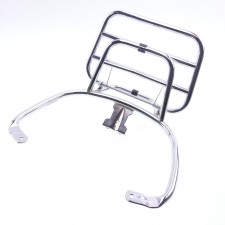 Gepäckträger hinten klappbar Chrom für Piaggio Vespa Primavera Sprint 50 125 