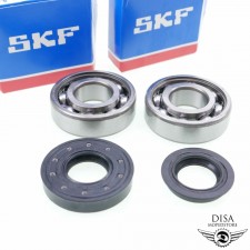 Kurbelwellenlager SKF C4 + Simmerringe für Yamaha Aerox MBK Nitro  