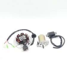 Lichtmaschine + Anlassermotor + Zündspule für Yamaha Aerox und MBK Nitro 