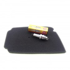 Luftfilter + NGK BR6HS Zündkerze für Honda Bali SJ 50 AF32 SJ50 EX 