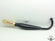 Auspuffanlage 36mm Schwarz Goldfarben Tuning passend für, Zündapp CS 25 50  