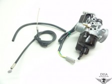 Vergaser 12mm komplett mit E-Choke für Piaggio Zip SSL TPH NRG MC2 MC3 Sfera 