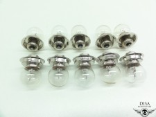 10 x 12V 15W Glühlampe Scheinwerfer Birne für Kreidler Mofa Moped Mokick 