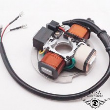 Lichtmaschine Stator Zündung 4 Spulen für Piaggio Vespa PK 50 S E-Start 