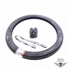 Reifen Vee Rubber 2.00-17 Zoll 2.00x17 mit Schlauch Felgenband für Mofa Moped 