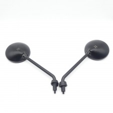 Spiegel Satz lange schwarz M8x1,25 für Piaggio Vespa LX Liberty 50 125 Roller 
