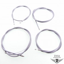 Bowdenzug Zug Satz Grau Seilzug Set für Piaggio Vespa Ciao PX 