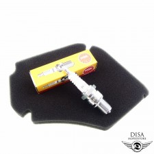 Zündkerze und Luftfilter für Piaggio Zip SSL 