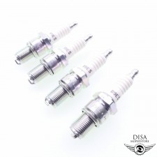 Zündkerzen Set 4 x NGK B9ES für Vespa Piaggio NRG 50 Sfera 50 80 TPH 50 