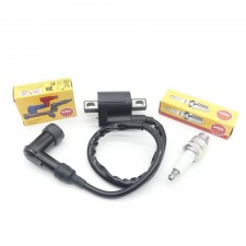 Zündspule + Zündkerze + Stecker NGK - für Yamaha Aerox MBK Nitro 50 