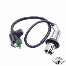 Zündspule mit Zündkerzenstecker für GY6 50ccm China 4-Takt Roller  