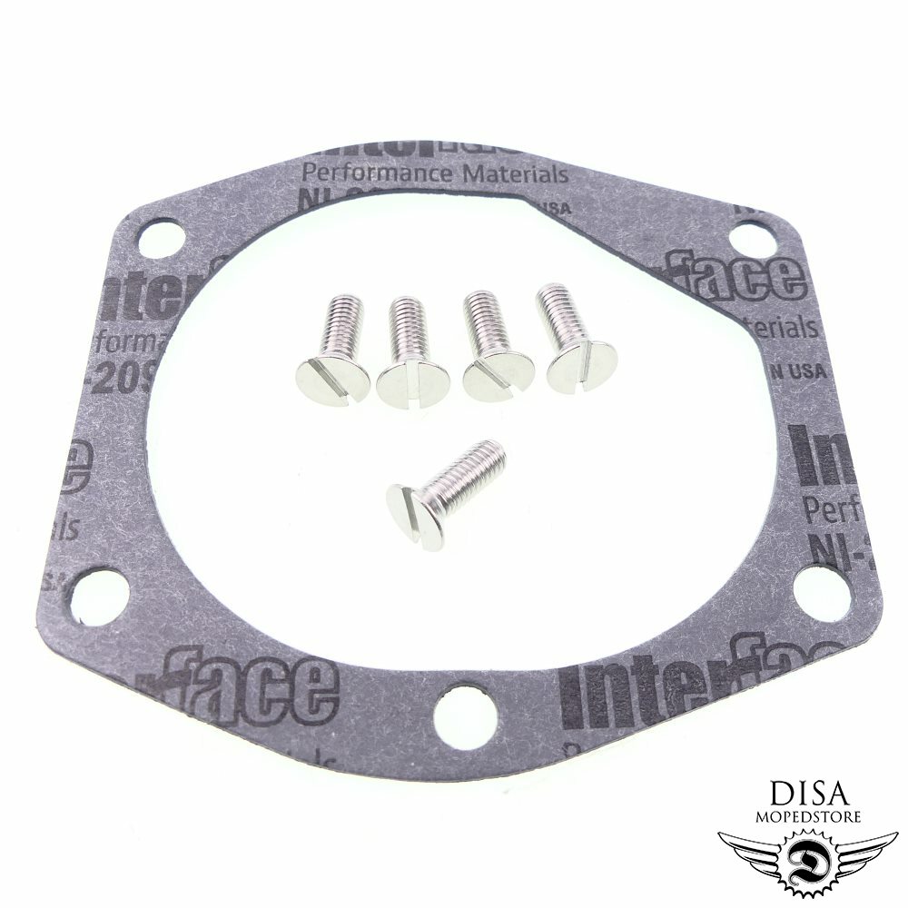 Hercules Prima Kupplung Kupplungsdeckeldichtung + Ölkontrollschraube Für Hercules Prima & Sachs 505 Motoren Moped Dichtungsset 166680